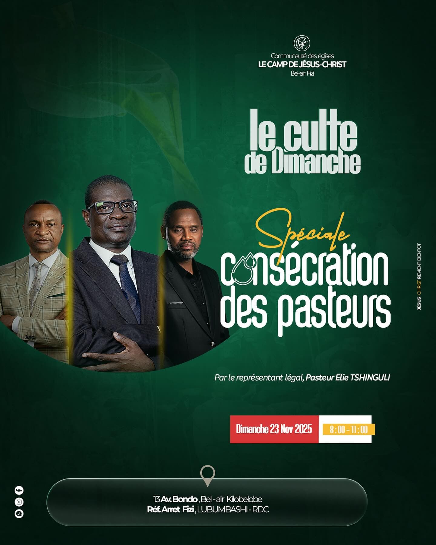 Consécration des Pasteurs