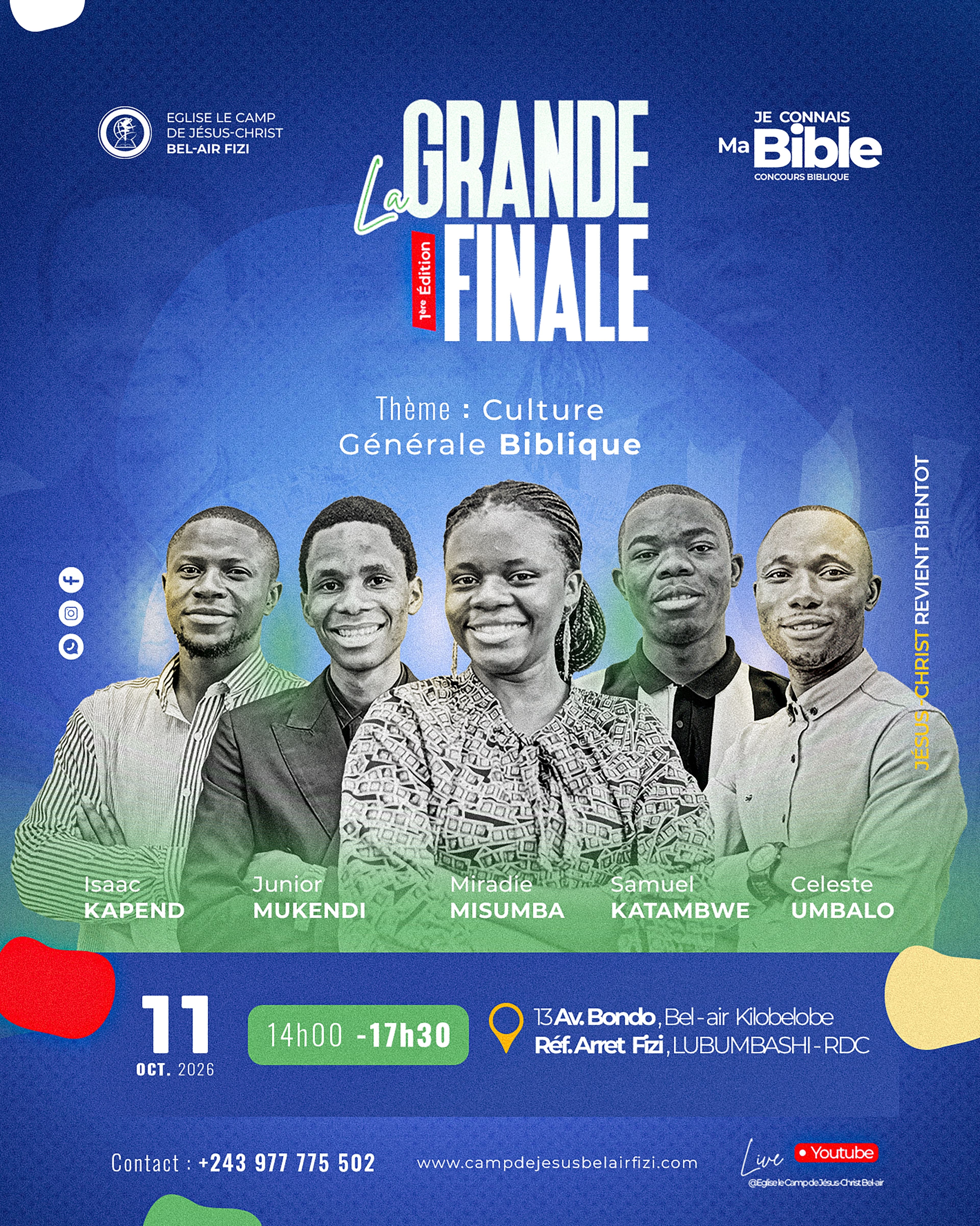 La grande finale du concours biblique